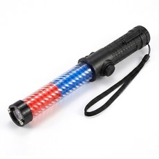 SL 미니 경광봉 신호봉 30cm LED 주차유도봉 호각 랜턴 자석 투톤, 혼합색, 1개