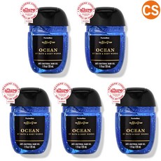 [미국직배송] 배쓰앤바디웍스 남성향 오션 핸드 세니타이저 휴대용 손세정제 손소독제 29ML 5개세트