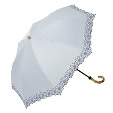 일광막 접이식 쿨플러스 UV 차열·차광 접이우산 꽃무늬 자수 레ディース 여성용 50cm×8본 골 차단율 100% UV 차단율 99.9% 이상인 원단 사용 차열 1급 차광