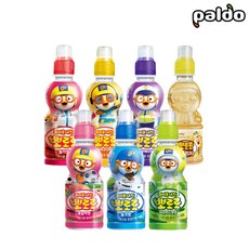 팔도 뽀로로음료수 4가지맛/12개/무료배송/복숭아3+딸기3+사과3+밀크3, 1개, 235ml