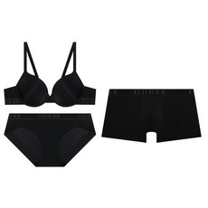 게스 속옷 언더웨어 블랙밴딩 골드로고 캐주얼 남여커플세트BKGDWBR911DR911 OZL341 ETX894