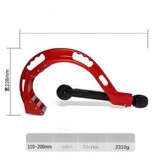 pvc 파이프 컷팅기 면취기 공업용 엑셀 구리 철 스텐 레드 50-120 파이프 커터, 1개, 레드 110-200 파이프, 기본 색상
