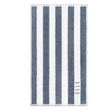 엘르 스트라이프 비치타올 70x140cm 특대형 물놀이수건, 네이비(블루)