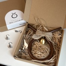 행운담 액막이 소코뚜레 풍경종 핸드메이드 선물 증정품증정, 아이보리