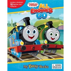 [5] Thomas All Engines Go My Busy Books - Storybook 10 figurines playmat, [5] Thomas All Engines Go My B