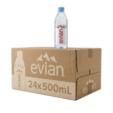에비앙 천연광천수 코스트코, 500ml, 24세트