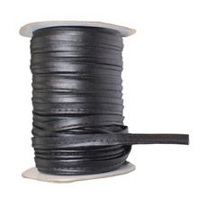 GHSHOP 의복 재봉 배관용 인조 가죽 접기 바이어스 테이프 바인딩 테이프, 검은 색, 1개