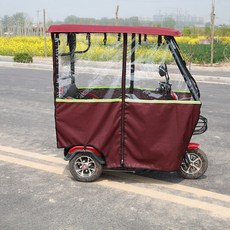 전동차캐노피 삼발이 캐노피 오토바이 플라스틱 전동 블루 비 천막 비커튼, 130 70대추 복합탑 가죽기모우렴, 1개