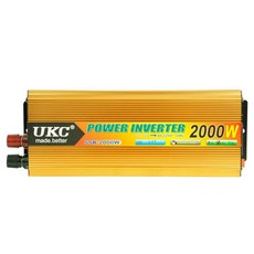 LED 디스플레이가 있는 휴대용 전압 변환기 휴대폰 태블릿 자동차 액세서리 인버터 DC 12V 220V 500W 1000W 2000W, 0 2000W DC2VAC220V, 1개
