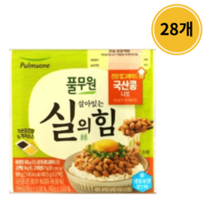 풀무원 실의힘 가쓰오 간장 겨자, 28개, 99g