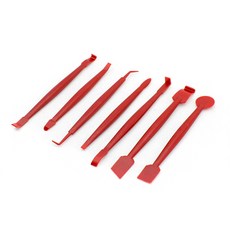 데일리쇼핑 리무버 7종세트 시트지 카본 랩핑 스퀴치 도구 랩핑헤라 자동차보호필름 틈새 정밀 공구, 1세트, 블루