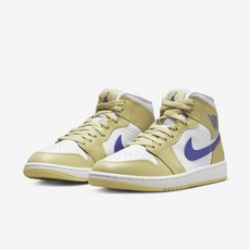 Air Jordan 1 Mid 海鹽檸檬黃 運動鞋 BQ6472-701, 1個, 下單後請注意商品諮詢可加速出貨此選項請勿下單