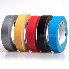 다우몰 국산 컬러 천 면테이프 24mm X 25M 강력 청테이프, 흑색(검정색) 24mm(폭) X 25M(길이)