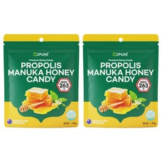 오즈퓨어 프로폴리스 마누카꿀 캔디, 60g, 2개