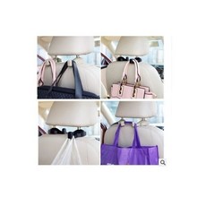 오늘출고 차량용 고급 후크 걸이 2P 자동차 소지품 다용도, 2차량고급후크-블랙