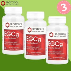 프로토콜포라이프발란스 카데킨 EGCg 녹차 추출물 폴리페놀 90캡슐 3개