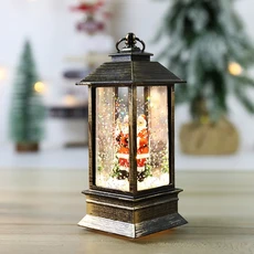 풍등 크리스마스 스타일 만화 산타클로스 눈사람 모델 랜턴 걸이식 분위기 조성, 08 Santa Claus A