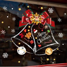 크리스마스 스티커 데코 스티커 창문 스티커 윈도우 장식, B타입