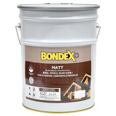 본덱스 방부 방충용 도료 MATT 오일스테인 20L 자외선 차단 효과 반광 목재보호제 도료, S1050-Y20R 딥파인, 1개