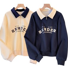 1 + 1 여성티셔츠 카라넥 맨투맨 티 긴팔티 블라우스 EVJ6774 38