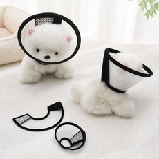 반려동물 넥카라 소형 강아지 고양이 목 보호대 보호구 1P 반려동물목카라 넥카라, 없음