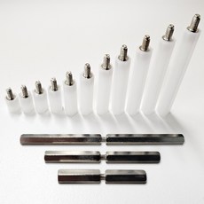 지지대볼트 철(스틸) 니켈도금 M3 M4 M5 PCB기판 서포트 기판지지대 브라켓 모니터암 육각스페이서, 1개, 9mm