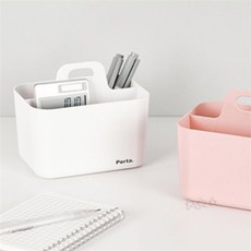 심플한 포르타 미니 연필꽂이 펜꽂이 소품정리함, 옐로우