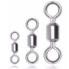 船釣耗材專賣 304不鏽鋼八字 美式轉環(50入), 1個, 1