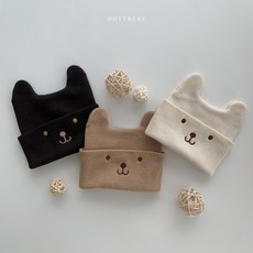 (당일출고) 베이비 신생아 곰비니 모자 1-12개월 출산선물 쌍둥이 조리원동기