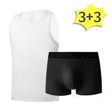 라이프폼 남성 쿨소재 런닝 쿨블랙 드로즈 3+3 세트