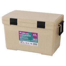 IRIS OHYAMA 可拆卸清洗上蓋 超輕量 可選5種尺寸 保冷箱 抗菌加工 CL-45 米色, 單品, 45L