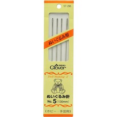 Clover 玩偶縫製長針, 1個, 57-295：No.5手藝用長針
