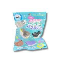 企鵝造型泡澡球，內含可愛企鵝公仔，寶寶洗澡玩具首選, 8475漂浮企鵝, 1個