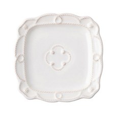 줄리스카 드몽드 사각 플레이트 (Jardins du Monde Whitewash Veggie Dish), 1개