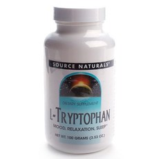 SOURCE NATURALS L-色氨酸粉末, 100g, 1入