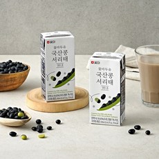 꽃마두유 국산콩 서리태, 24개, 190ml