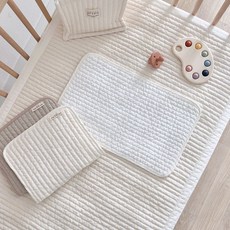 신생아베개 아기베개 태열패드 100수 인견 땀패드, 베이지, 밴딩 없음