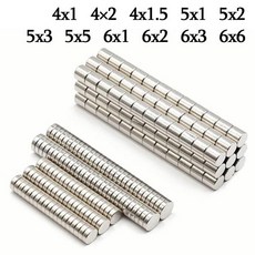 초강력 원형 네오디뮴 강력한 N35 소형 영구 NdFeB 냉장고 4x2 5x2 6x2 6x3 5x3, 20piece, 6mmx1mm