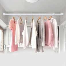 원룸 커튼봉 커튼 못없이커튼봉 압축봉 못없이 행거봉, 5호 150-278cm