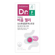 닥터에디션 비움 젤리 14포 난소화성 말토덱스트린 장건강 식이섬유 변비움 변비개선 젤리, 닥터에디션 비움젤리 14포, 1개, 280g
