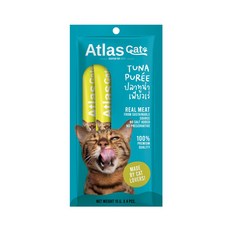 고양이 츄르 간식 아틀라스 캣 참치, 15g, 4개