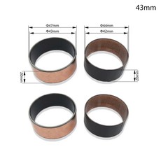 프론트 포크 부싱 47 충격 KTM BRZ 41 유지 43 레일 흡수 CRF 외부 BSE YZF 48 KAYO 49MM 부품 보수 가이드, 4 m, 1개