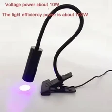 395nm 405nm 365nm 초고강도 UV 경화 램프 자외선 무그림자 접착제 크리스탈 드롭 글루 레진 잉크 페인트 L, 03 100W, 02 AU, 03 365nm