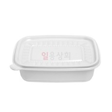 사각죽용기세트(중) JH (850ml) 250세트 반투명, 1개