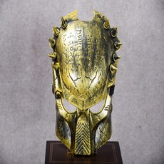全臉面罩 戰士面具 COSPLAY 舞會面罩, 金色, 1個
