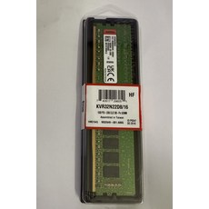 Kingston 金士頓 KVR32N22D8/16 16GB DDR4 3200MHz 桌上型電腦記憶體，高速穩定，提升電腦效能, 1個