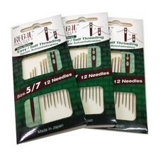 REGAL 盲針 手縫針 日本進口易穿線針 手工縫紉適用, 1個