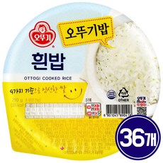 오뚜기 맛있는 오뚜기밥, 210g, 36개