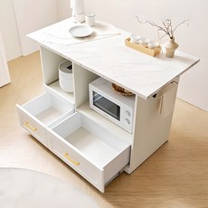 헤이몰리 1200 아뜨랑 렌지대 아일랜드 식탁 홈바 테이블 방문설치, 대리석골드