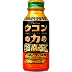 [일본정품]하우스 우콘노치카라 초MAX 숙취해소 음료 120ml 4530503887786, 1개